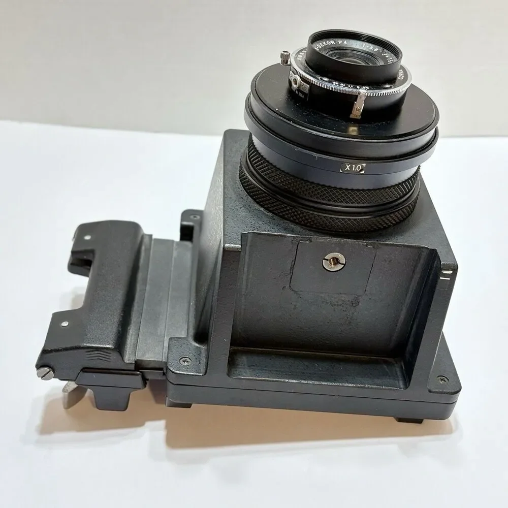 Mamiya-Sekor P 75mm f/5.6 Lens Copal Press No 0 Polaroid 545 Module
